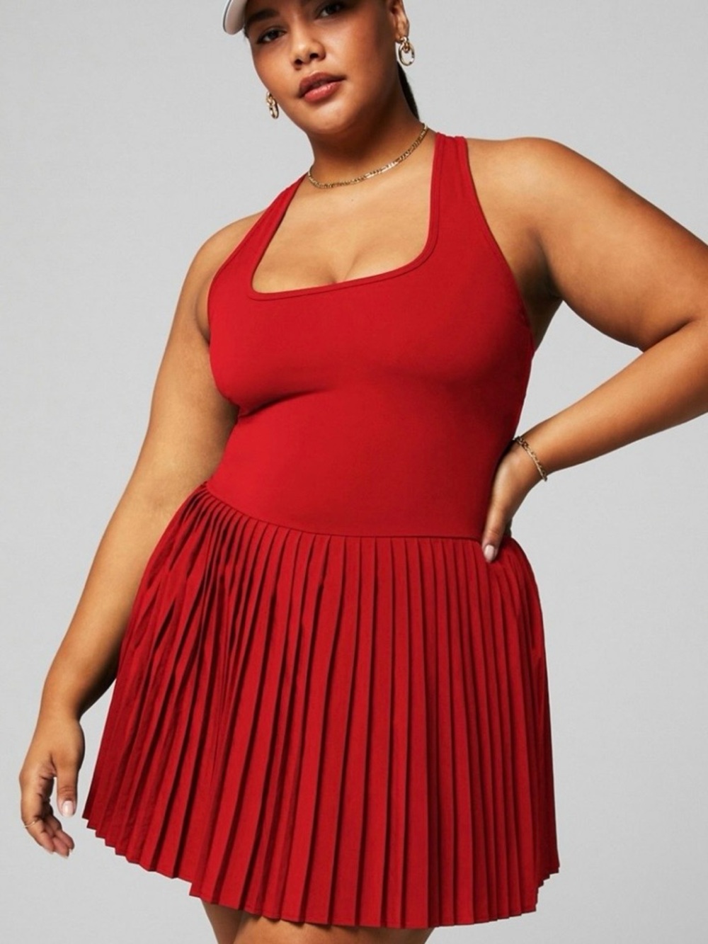 Fabletics Hot Shot pleated dress classic mini NWT